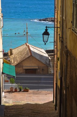Ortaçağ İtalyan Köyü cervo, liguria, İtalya