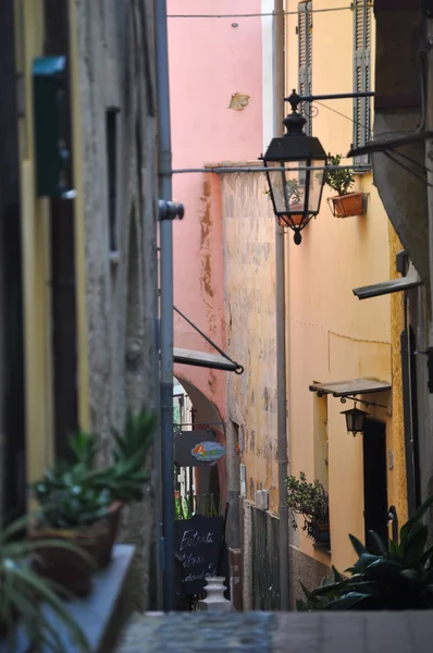 Средневековая итальянская деревня Черво, Лигурия, Италия — стоковое фото