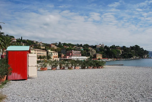 A caminho de Portofino, Ligúria, Itália — Fotografia de Stock