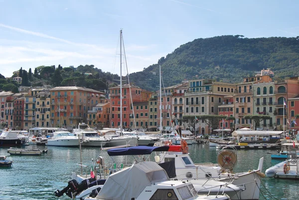 Portofino, Liguria, İtalya yolunda. — Stok fotoğraf