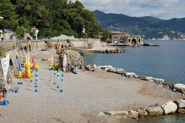 A caminho de Portofino, Ligúria, Itália — Fotografia de Stock