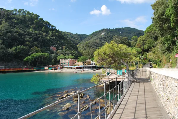 De camino a Portofino, Liguria, Italia — Foto de Stock