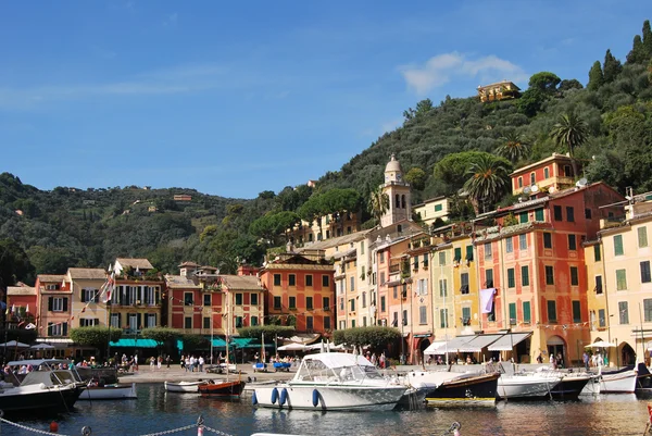 Portofino, Liguria, İtalya yolunda. — Stok fotoğraf