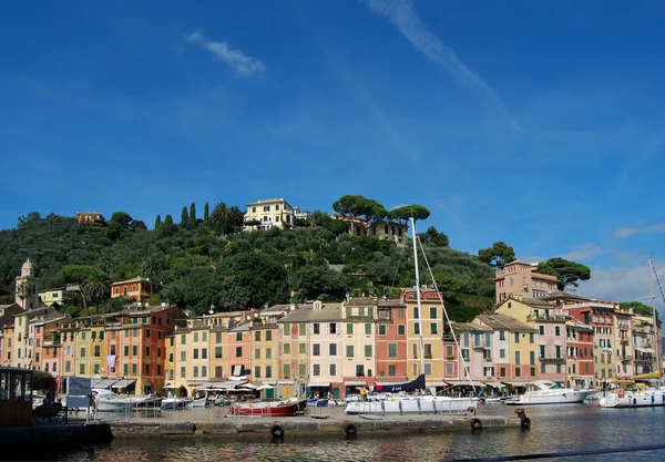 A caminho de Portofino, Ligúria, Itália — Fotografia de Stock