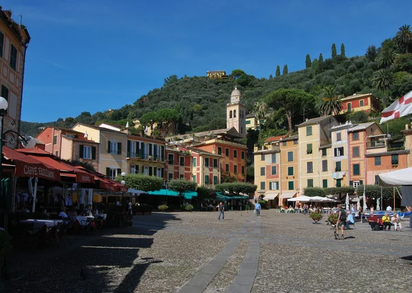 På väg till Portofino, Ligurien, Italien — Stockfoto