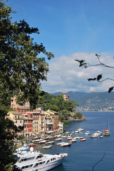 På väg till Portofino, Ligurien, Italien — Stockfoto