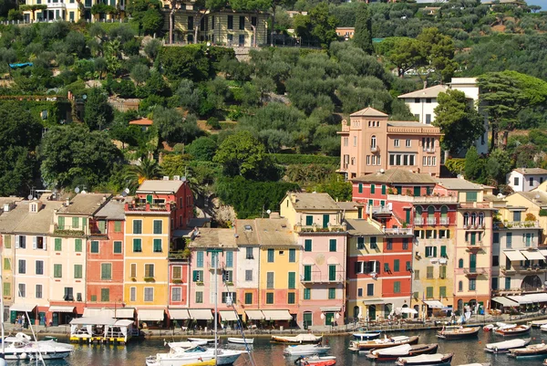 Portofino, Liguria, İtalya yolunda. — Stok fotoğraf