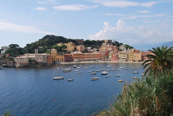 Az öböl, a csend, sestri levante, Olaszország — Stock Fotó