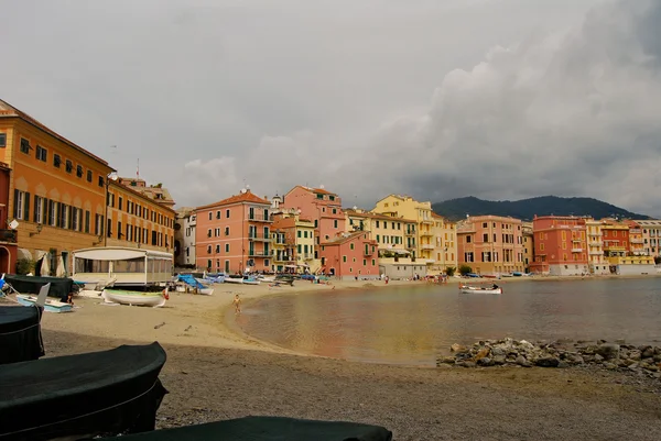 Fjärden av tystnad i sestri levante, Italien — Stockfoto