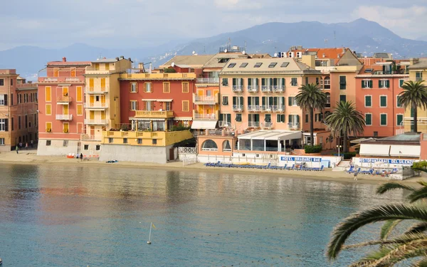 Záliv mlčení v sestri levante, Itálie — Stock fotografie