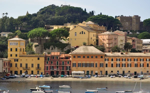 Zatoki ciszy w sestri levante, Włochy — Zdjęcie stockowe