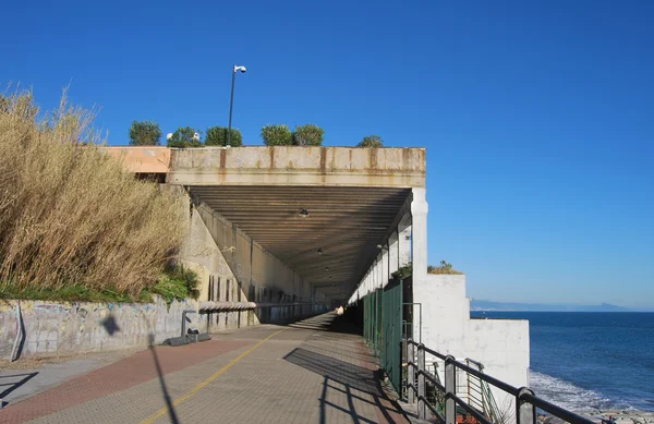 Der tunnel zwischen arenzano und cogoleto — Stockfoto