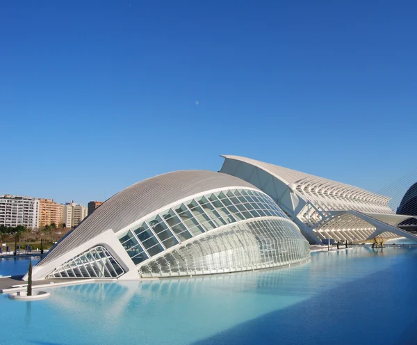 Stad van Wetenschappen in valencia, Spanje — Stockfoto