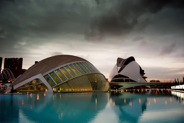 Staden av vetenskaper i valencia, Spanien — Stockfoto