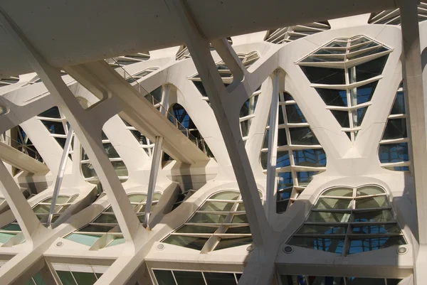 Stadt der Wissenschaften in Valencia, Spanien — Stockfoto