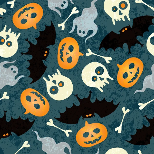 Halloween seamless pattern — Stock Vector