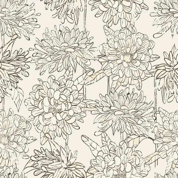 Modèle floral sans couture — Image vectorielle