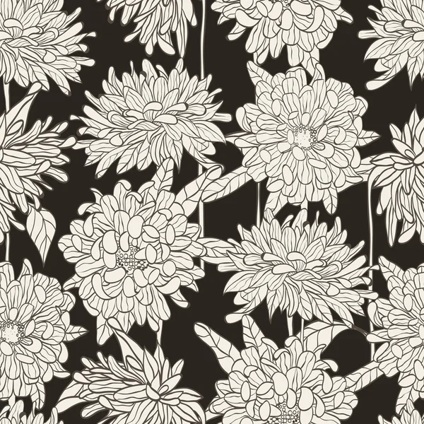 Modèle floral sans couture — Image vectorielle