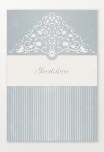Beautiful wedding invitation. — Stock Vector