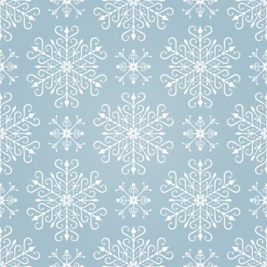 stilize kar taneleri ile Seamless Modeli.