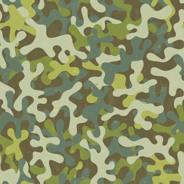 Camouflage seamless pattern — Stock Vector