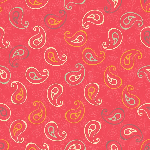 Impression sans couture Paisley . — Image vectorielle