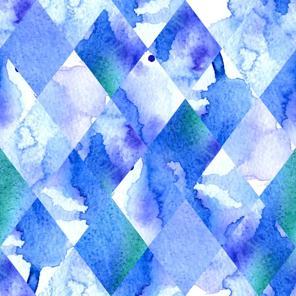 Watercolor geometric background — Stock Vector