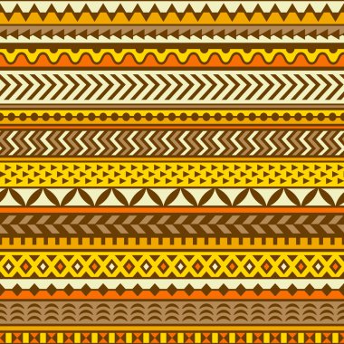 Ethnic pattern. Vector seamless background. clipart