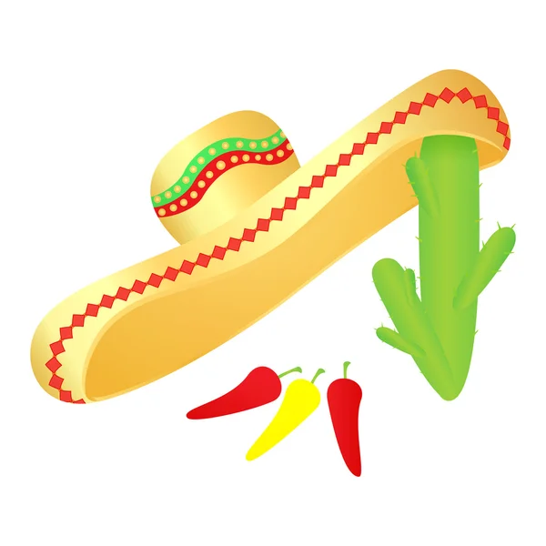 Sombrero kaktüsün üstüne