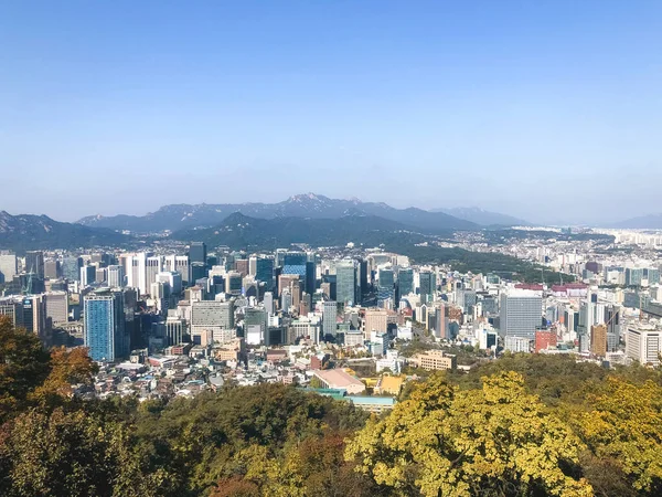 View Seoul City South Korea — Stock fotografie