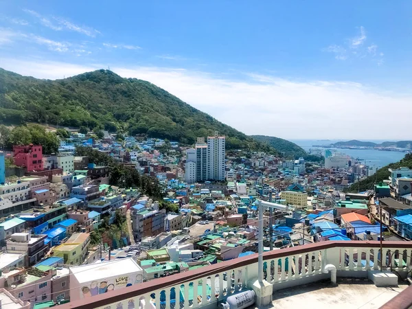 Vista Para Gamcheon Culture Village Busan City Coreia Sul — Fotografia de Stock