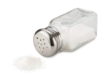 Salt Spill Isolated with clipping path clipart
