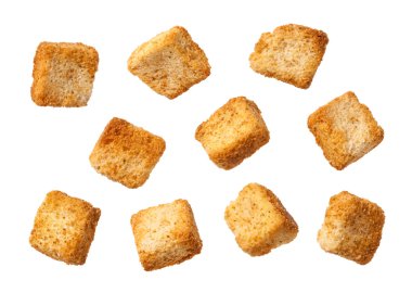 Croutons isolated clipart