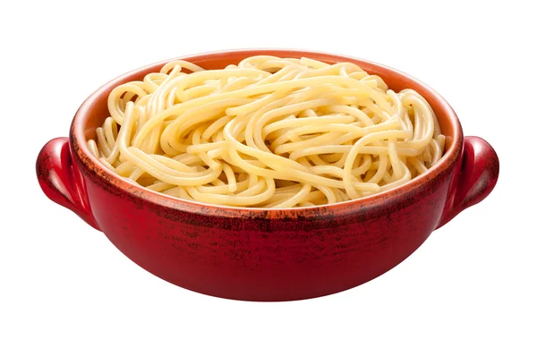 Taça de espaguete isolada — Fotografia de Stock