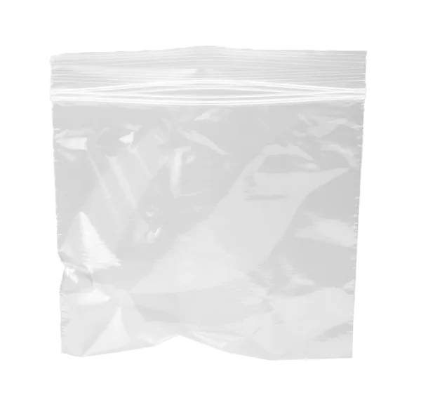 Resealable Plastic Bag isolated — Stock Photo, Image