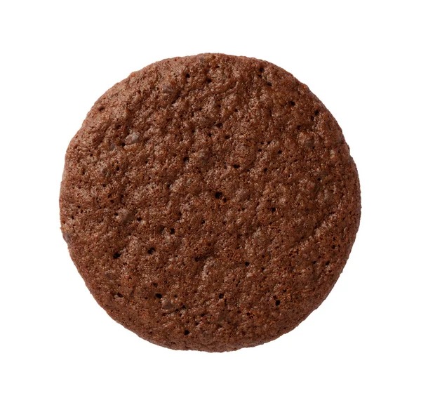 孤立的果仁巧克力饼干 — 图库照片