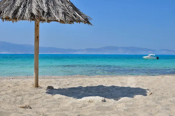 Chrissi island - schöne Insel in der Nähe der Betoninsel, Griechenland. — Stockfoto
