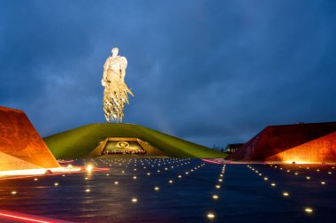 Rzhev Anıtı Sovyet Askeri, Khoroshevo, Rzhev Bölgesi, Tver Bölgesi, Rusya Federasyonu, 18 Eylül 2020