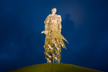 Rzhev Anıtı Sovyet Askeri, Khoroshevo, Rzhev Bölgesi, Tver Bölgesi, Rusya Federasyonu, 18 Eylül 2020