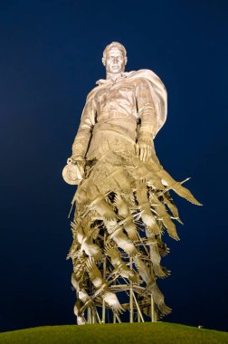 Rzhev Anıtı Sovyet Askeri, Khoroshevo, Rzhev Bölgesi, Tver Bölgesi, Rusya Federasyonu, 18 Eylül 2020