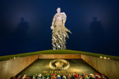 Rzhev Anıtı Sovyet Askeri, Khoroshevo, Rzhev Bölgesi, Tver Bölgesi, Rusya Federasyonu, 18 Eylül 2020