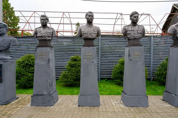 Szovjetunió Hőseinek Bukása Rzsov Kerület Bennszülöttei Múzeumban Sztálin Főhadiszállása Khoroshevo — Stock Fotó