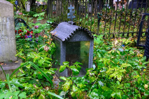 Hřbitově Starých Věřících Rzev Region Tver Ruská Federace Září 2020 — Stock fotografie