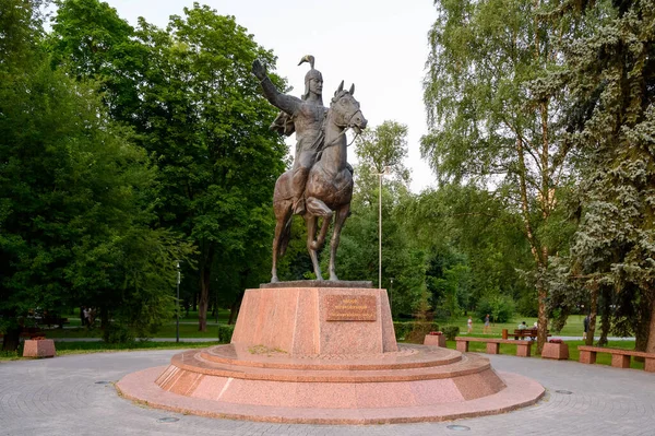 纪念公园 中的伟人玛纳斯纪念碑 2021年7月10日 俄罗斯联邦莫斯科 — 图库照片