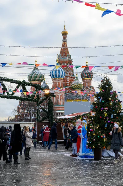 Gum Fair Red Square Moscow Russian Federation December 2021 — Stock Photo, Image