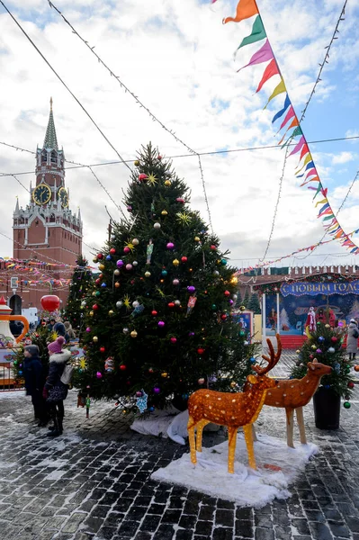 Gum Fair Praça Vermelha Moscou Federação Russa Dezembro 2021 — Fotografia de Stock