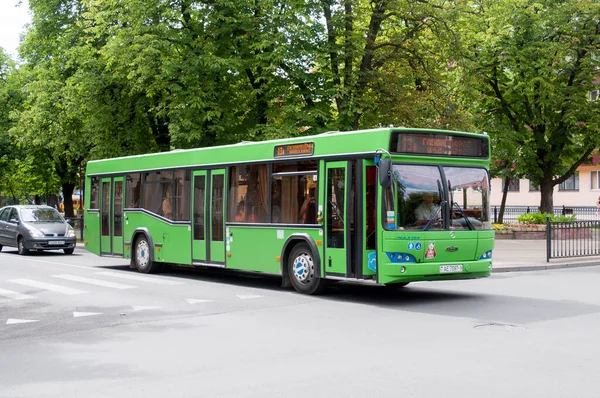 Autobús Urbano Piso Bajo Maz 103 465 Sigue Calle Mickiewicz — Foto de Stock