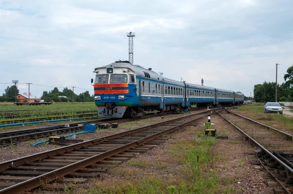 Dieseltåg Dr1P 089 Vid Brest Northern Station Vitryska Järnvägen Brest — Stockfoto
