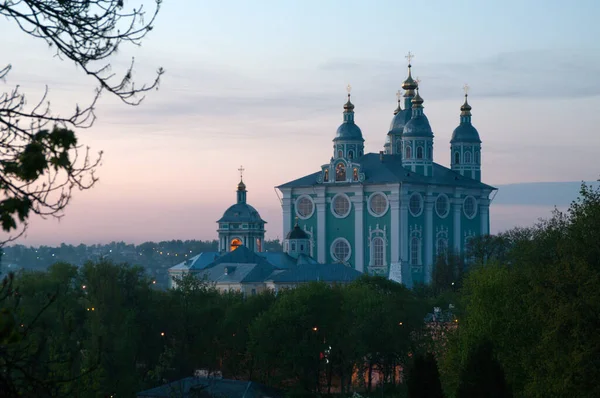 2015 View Cathedral Assumption Blessed Virgin Mary Smolensk Russia May — 스톡 사진