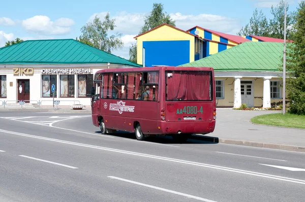 Suburban Bus Maz 256 270 Lenin Street Novogrudok Grodno Region — Stock Photo, Image